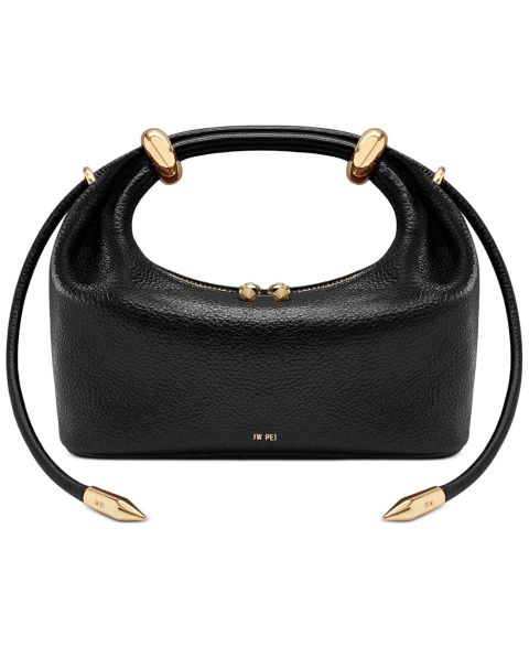 Женская сумка JW PEI Ellie Metal Ring Handbag, цвет: Чёрный