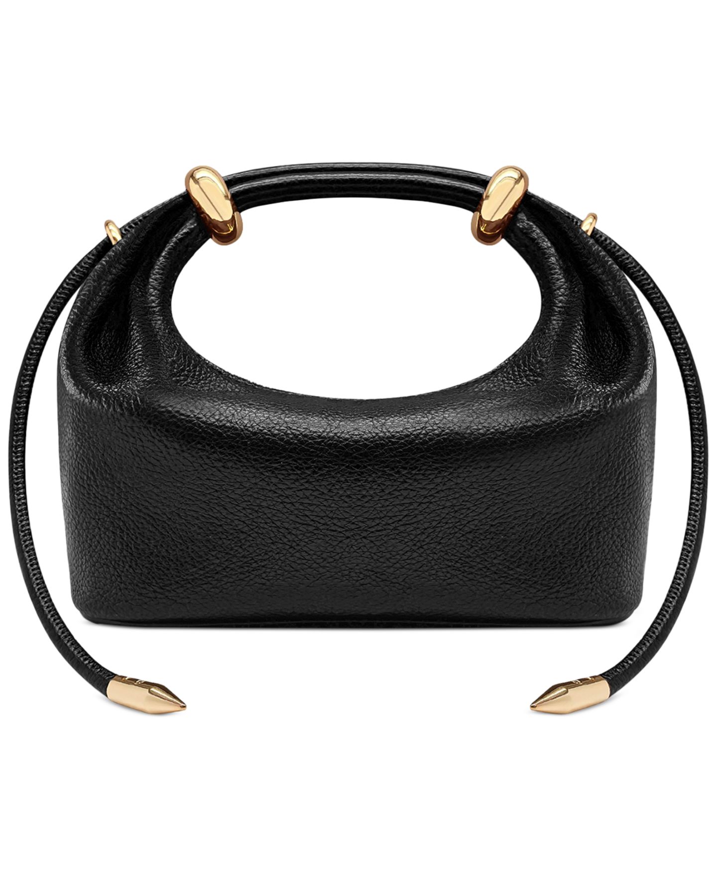 Женская сумка JW PEI Ellie Metal Ring Handbag, цвет: Чёрный — фото 2