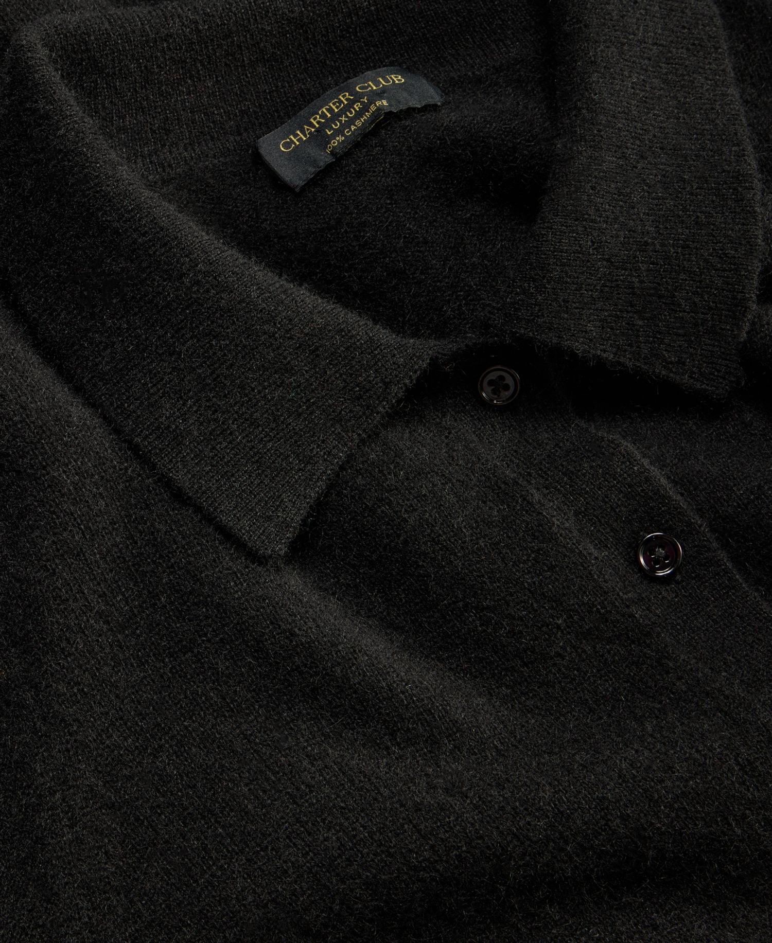 Women's 100% Cashmere Collared Button-Front Duster Sweater