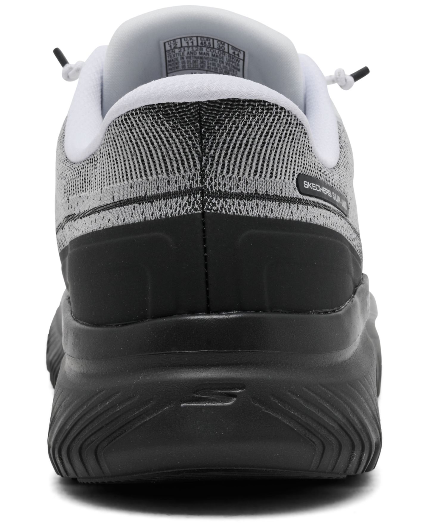 Мужские кроссовки Skechers Slip-Ins: GO Walk Max Cushioning - Zoltar, цвет: Чёрный — фото 5