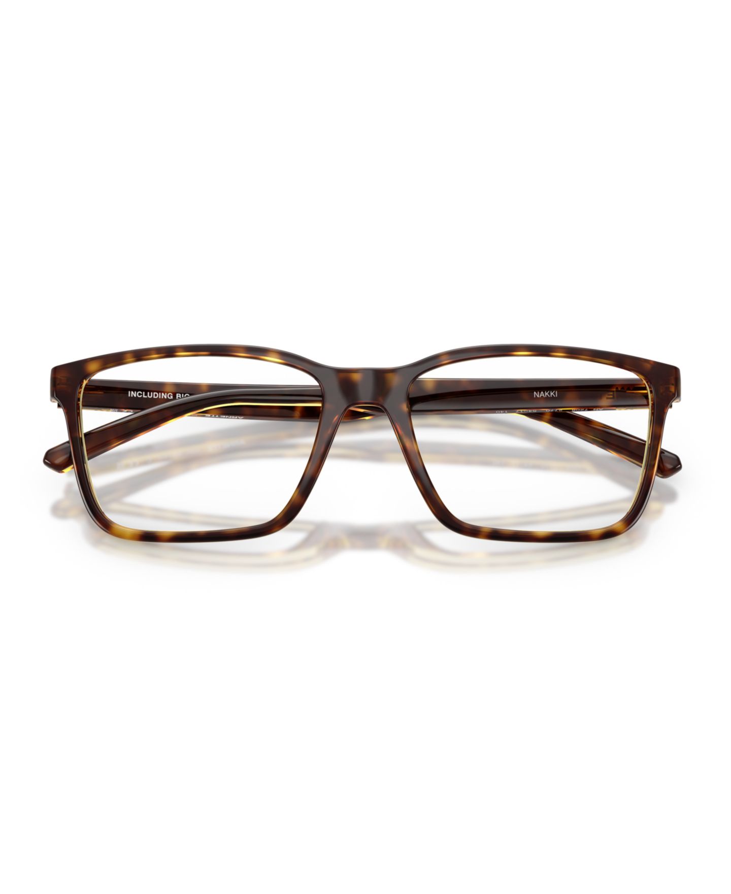Мужские очки Arnette Man Rectangle Plastic AN7208 Näkki Eyeglasses, цвет: Тёмный гавана — фото 3