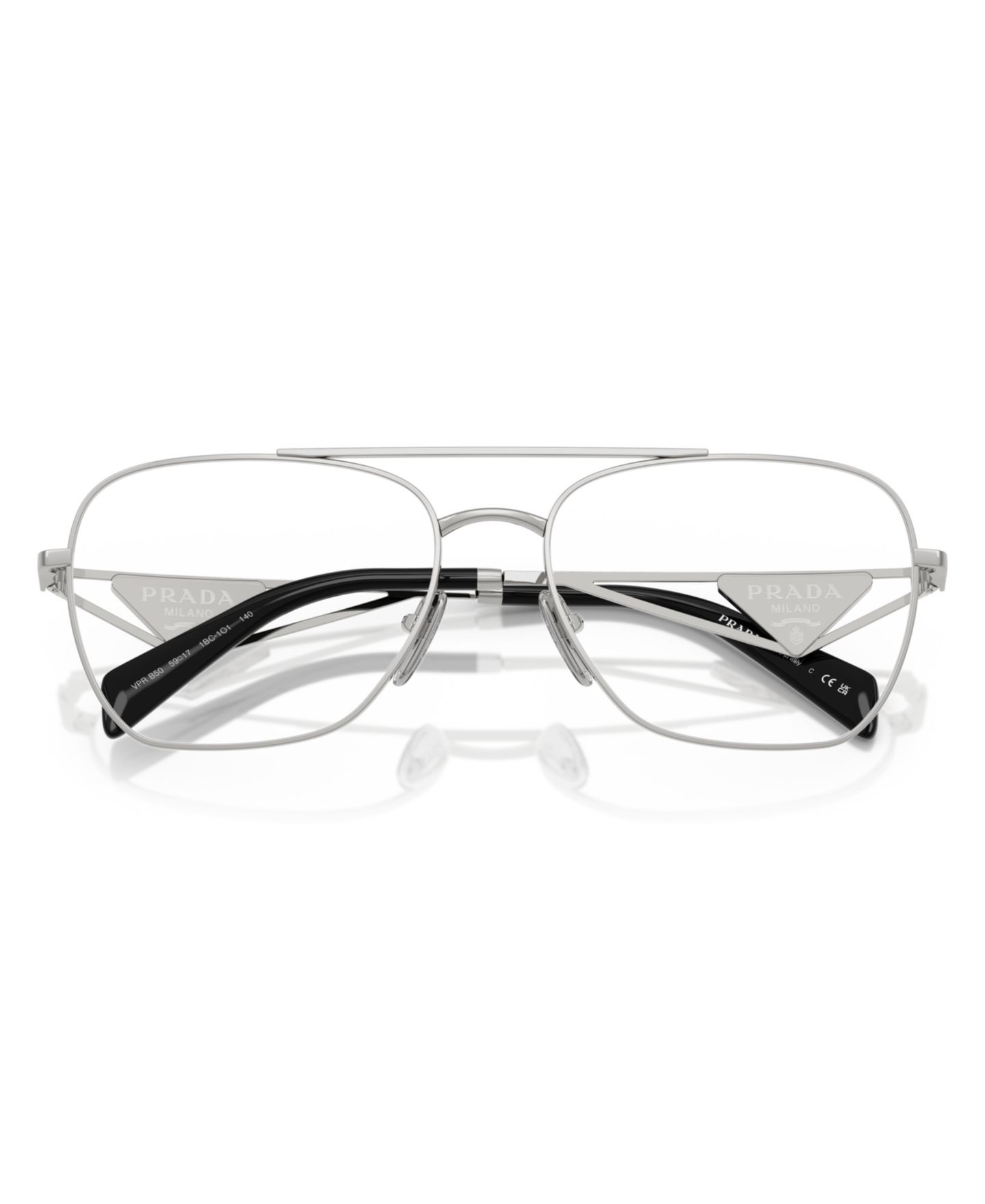 Женские очки Prada Eyeglasses, PR B50V, цвет: Серебряный — фото 5