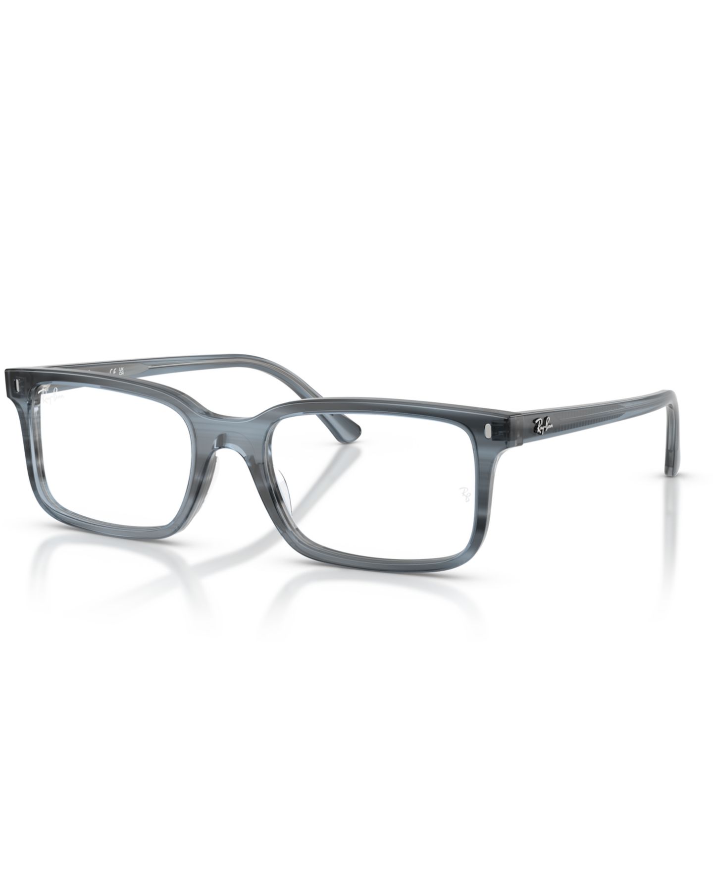 Очки Ray-Ban Unisex Eyeglasses, RB5445, цвет: Полосатый синий — фото 1