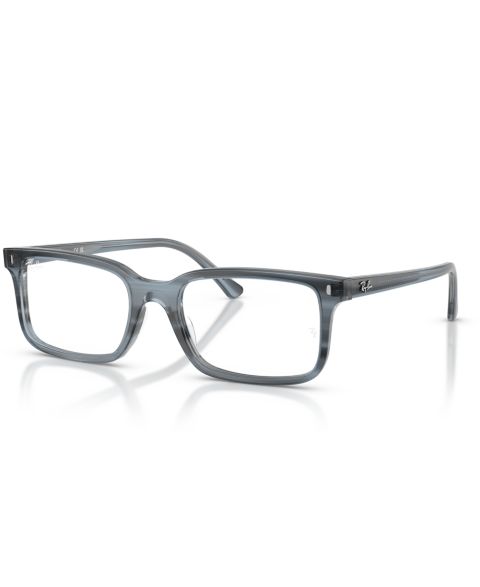 Очки Ray-Ban Unisex Eyeglasses, RB5445, цвет: Полосатый синий