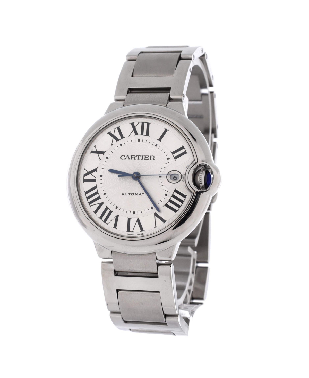 Pre-Owned Cartier Ballon Bleu de Cartier Automatic Watch in Stainless Steel 42mm