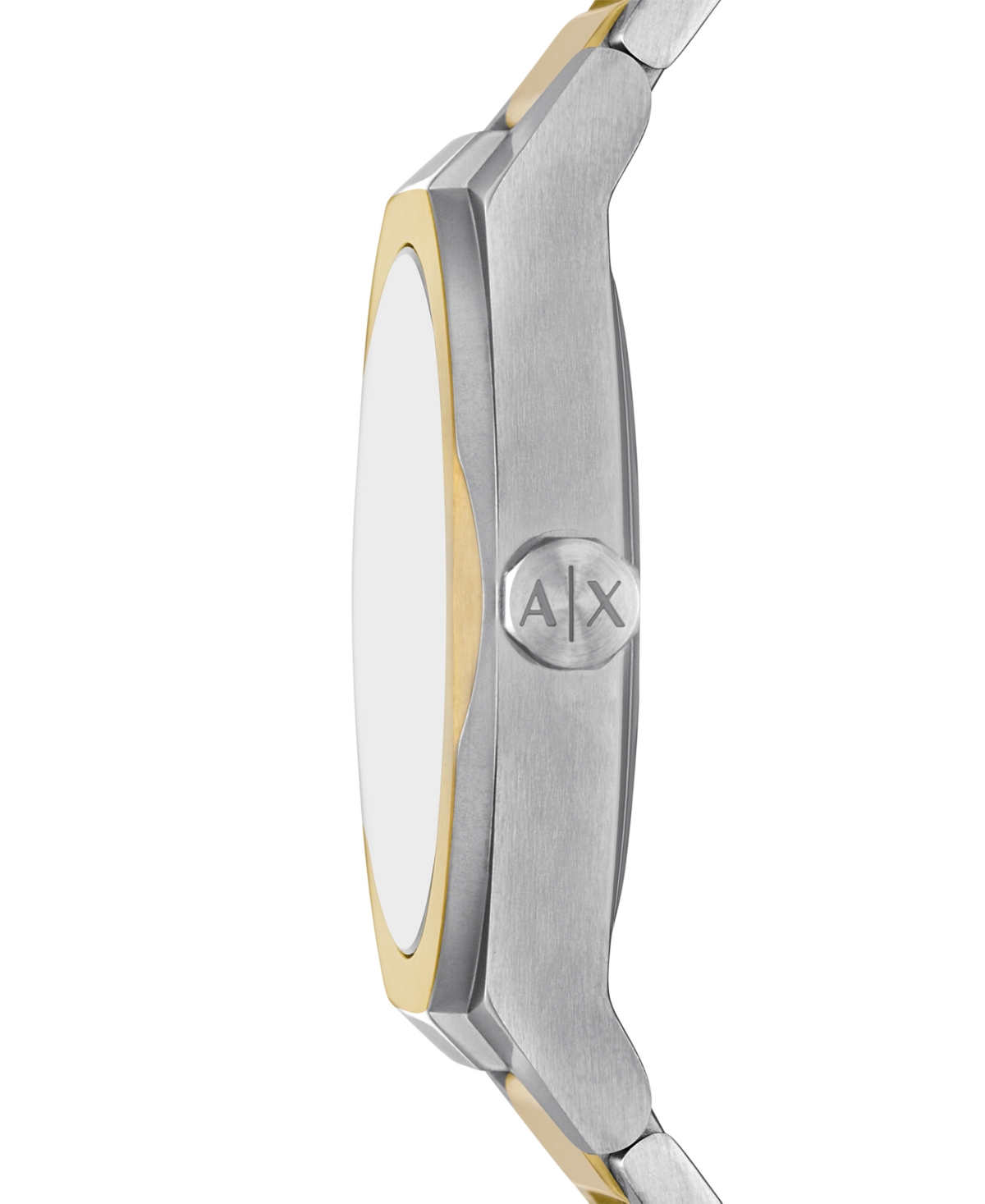 Armani Exchange Men's Sync Quartz Day-Date Two-Tone Stainless Steel Watch 42mm