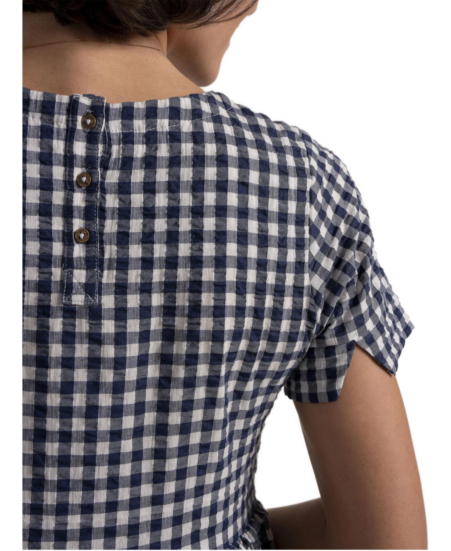 Women's Perla Gingham Midi Dress