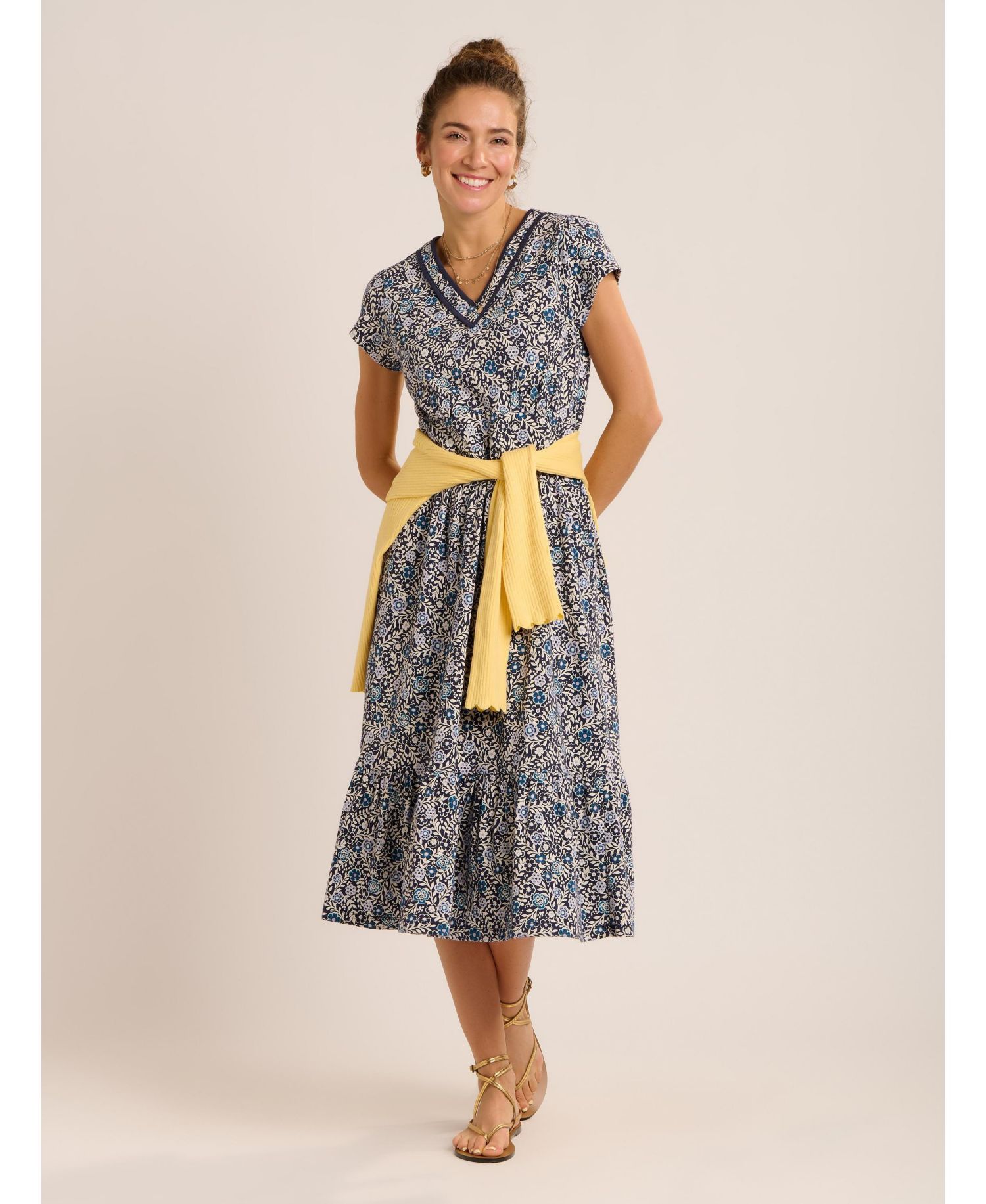 Women's Lucia Tiered Midi Dress