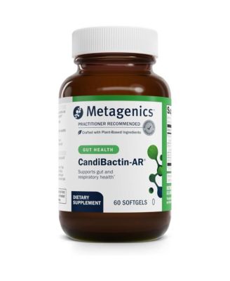 CandiBactin AR  Oregano and Thyme Essential Oils with Sage and Lemon Balm Supports Digestive Health, Microbial Balance and GI 60 Softgels