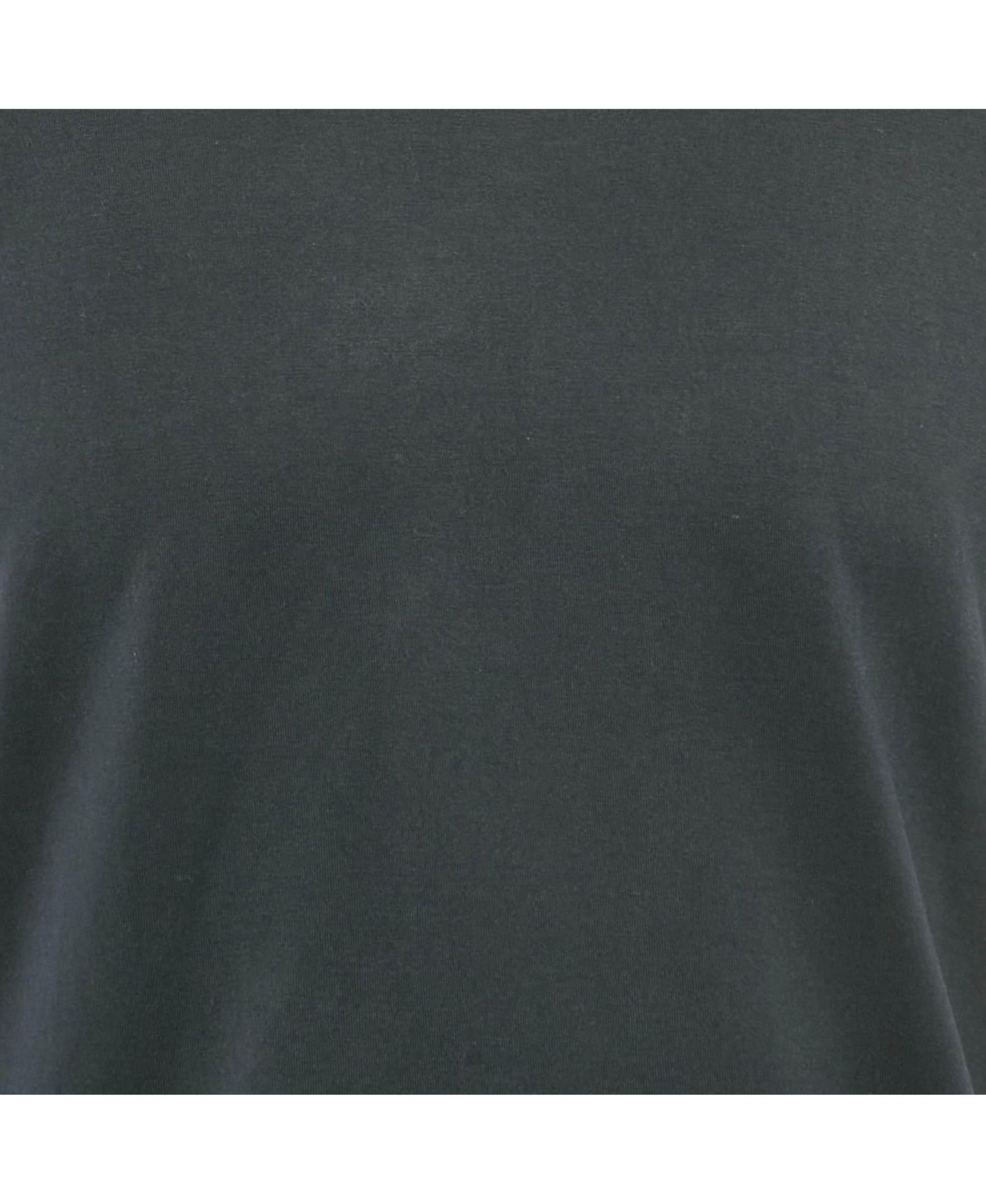 Men's Cotton Striped Band Trim Detail Cotton T-Shirt