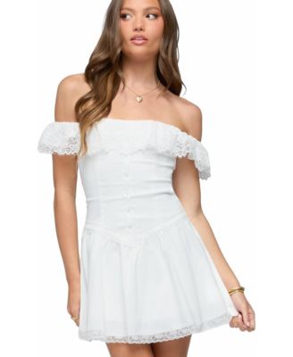 Women's Darah Lacey Off Shoulder Mini Dress
