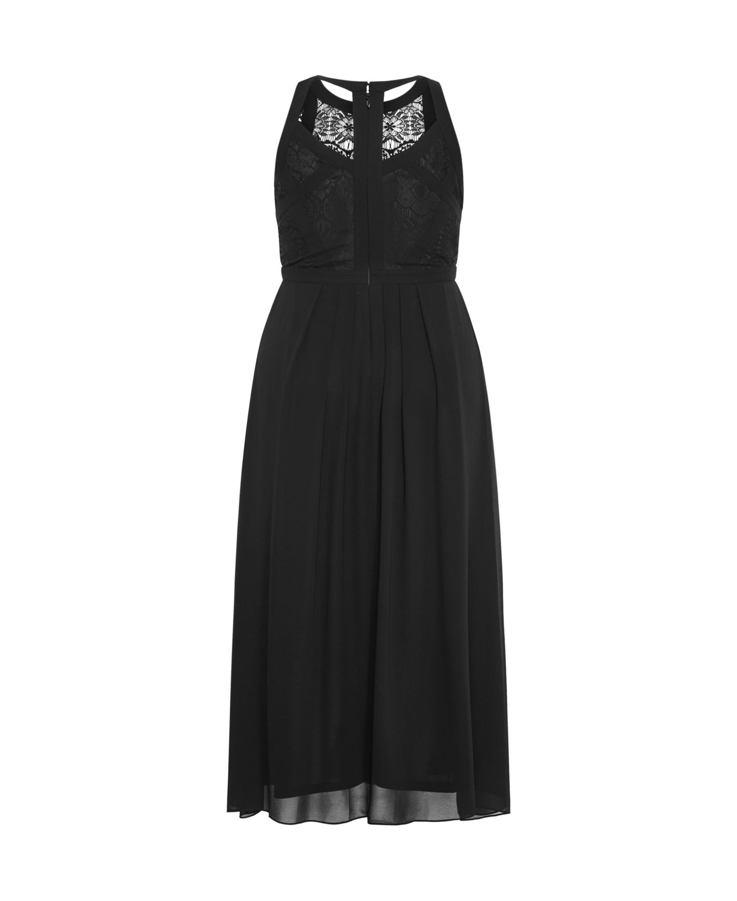 Женское платье CITY CHIC Plus Size Panelled Bodice Maxi, цвет: Чёрный — фото 5