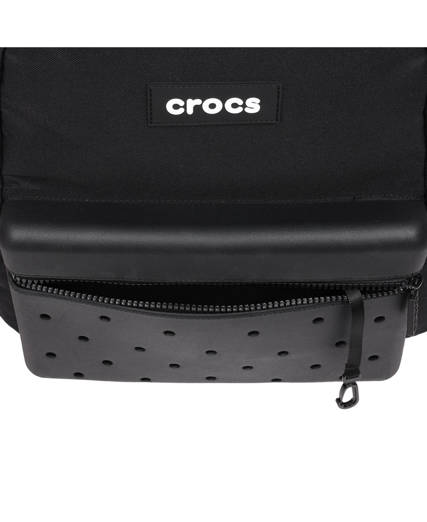 Рюкзак Crocs Lightweight with Molded Front Storage Pocket, цвет: Чёрный — фото 6