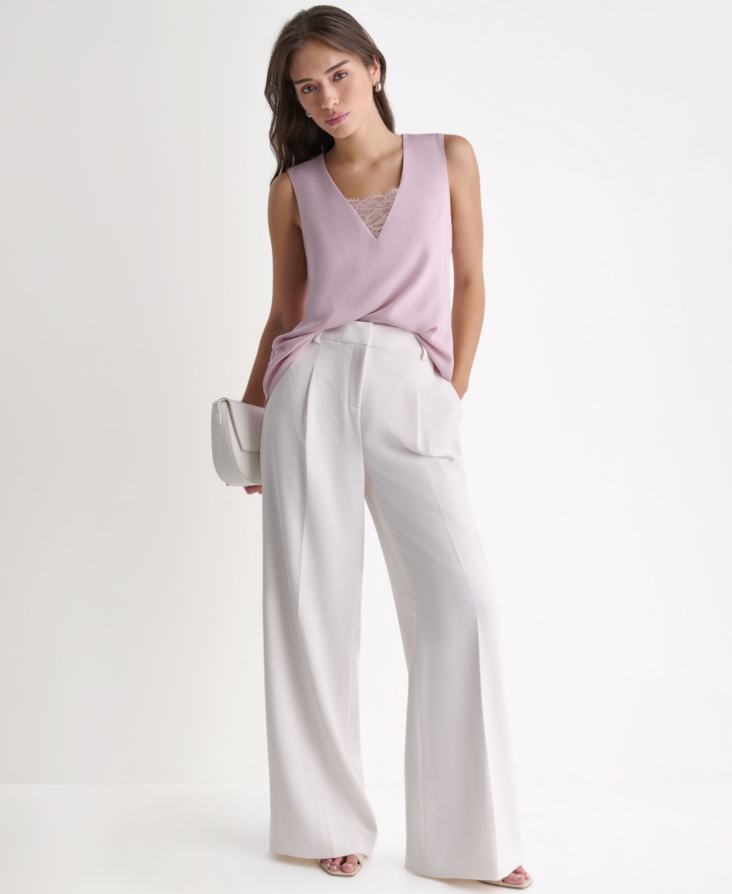 Women's Sleeveless V-Neck Blouse
