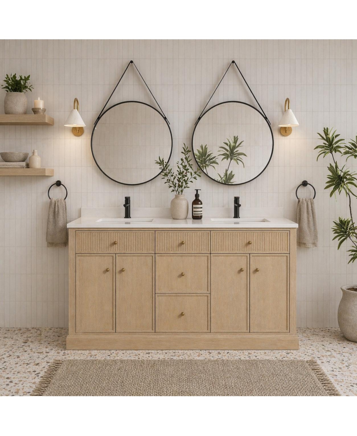 Ari Bath Redondo 60" Bathroom Vanity