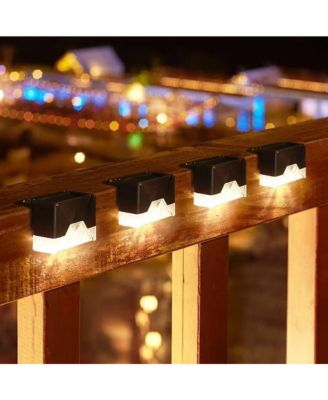 Solar Deck Lights Outdoor 8 Pack Solar Step Light Waterproof Led Light
