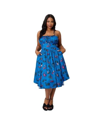 Plus Size Cotton Swing Dress