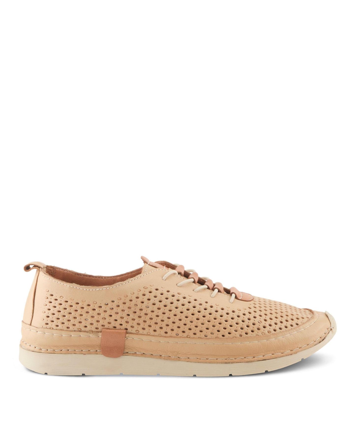 Женские кроссовки Spring Step Breen Slip-On Sneakers with Perforated Leather, цвет: Бежевый — фото 2