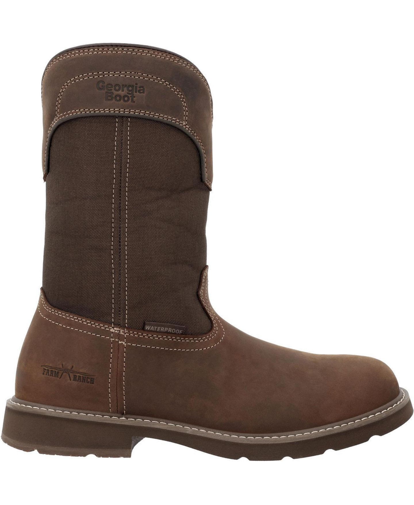 Мужские ботинки GEORGIA BOOT Core 37 Farm and Ranch Round Toe Pull-On, цвет: Рыжевато-коричневый — фото 2