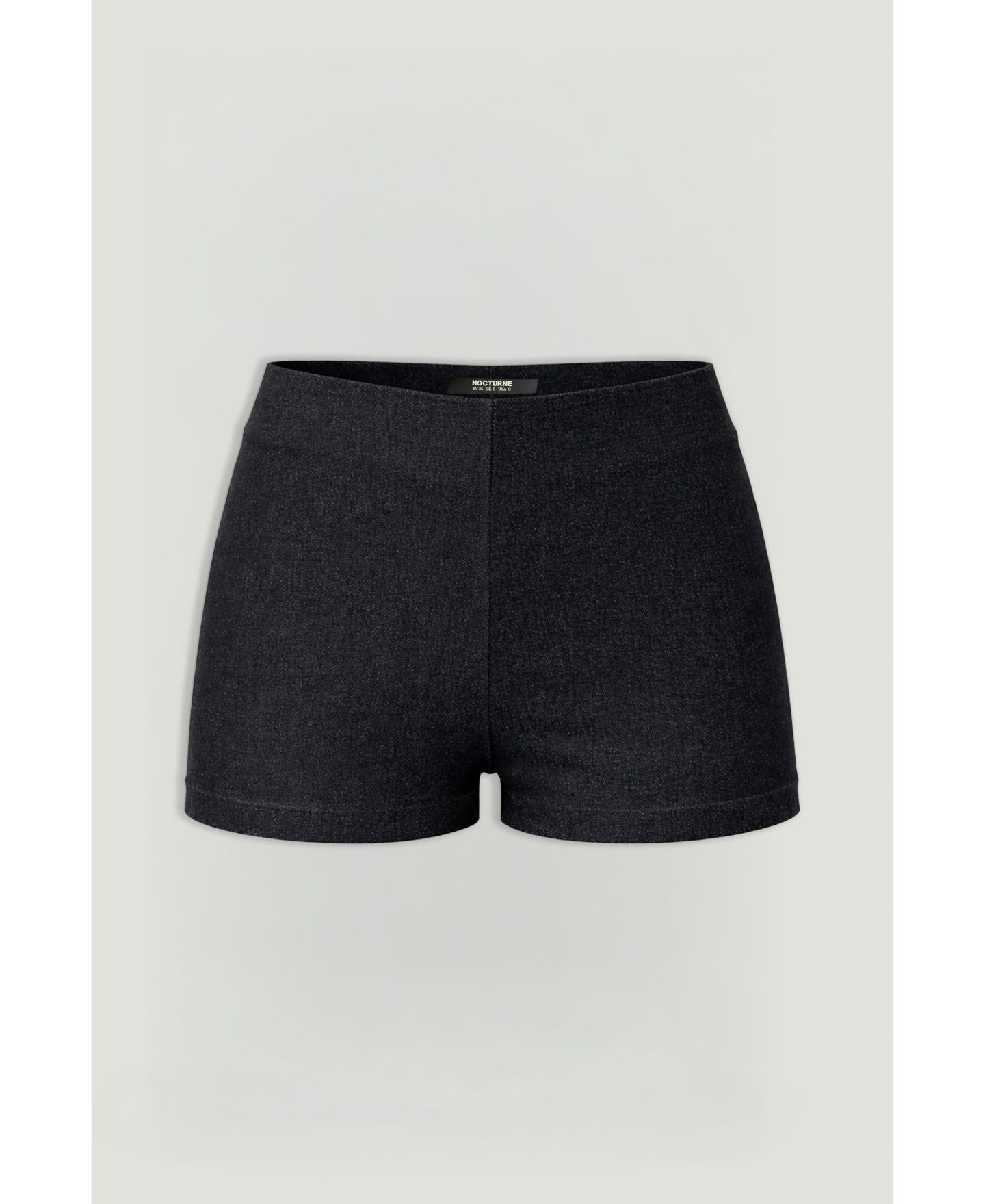 Женские шорты NOCTURNE Mini Denim Shorts, цвет: Чёрный — фото 6