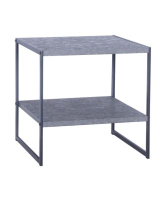 Jamestown Square End Table with Storage Shelf