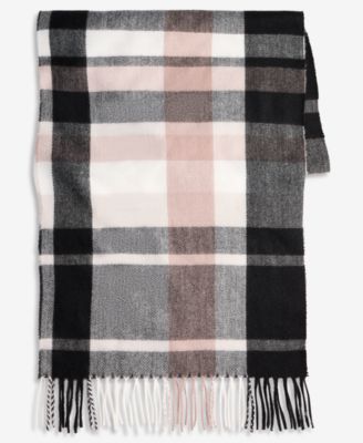 Women's Overscale Plaid Blanket Wrap Scarf