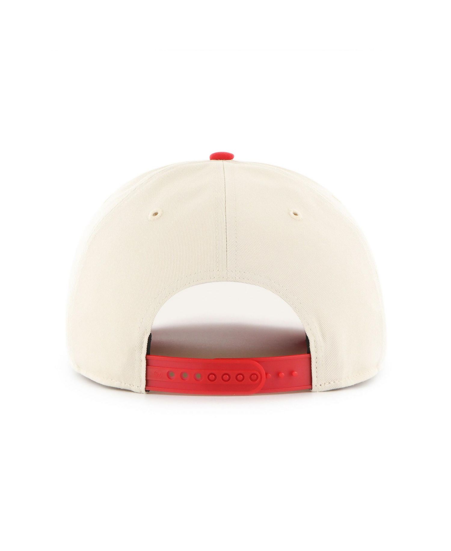 Men's Cream/Red Montreal Canadiens Logo Hitch Adjustable Hat