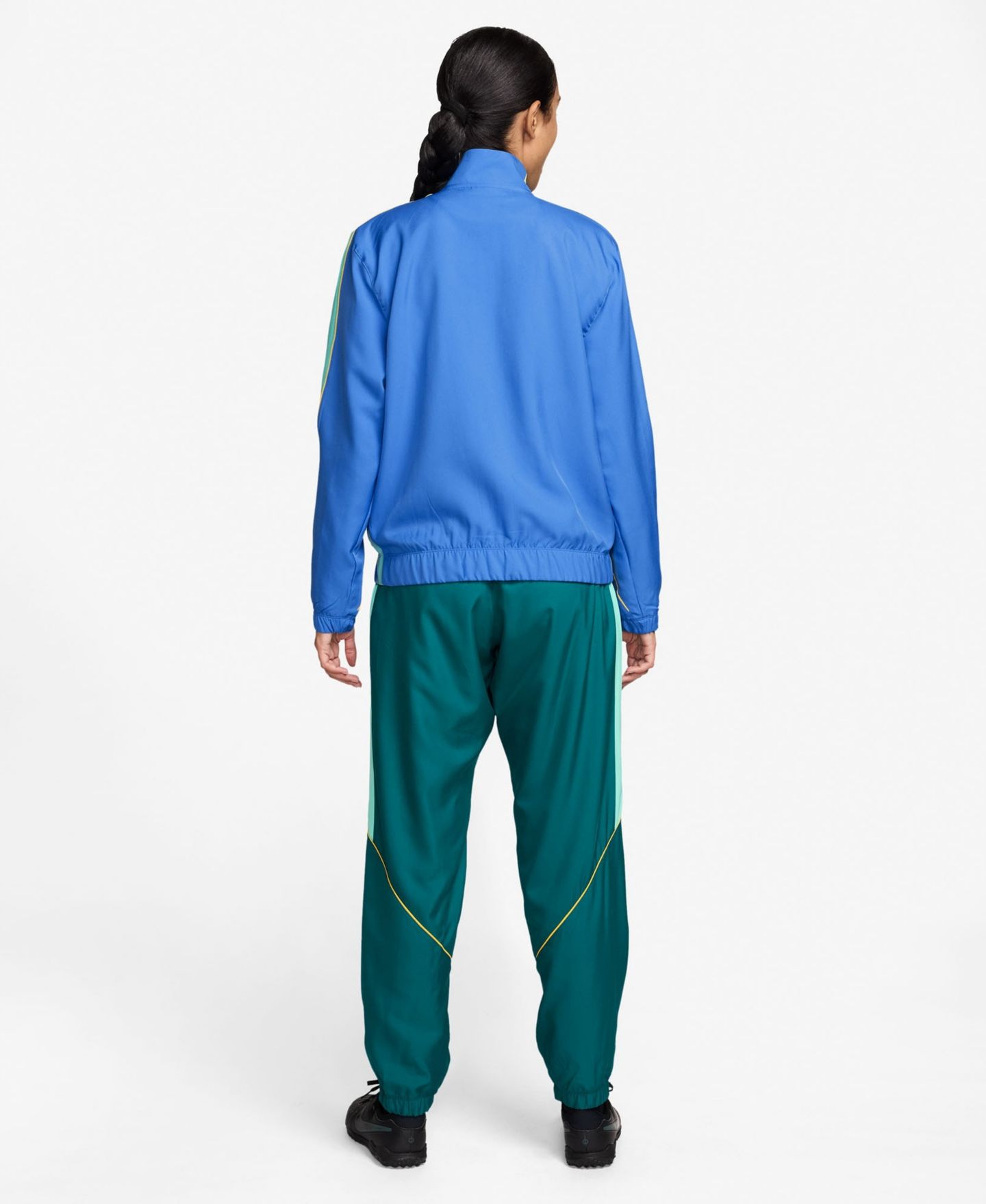 Женские комплекты Nike Blue/Green Brazil National Team 2026 Strike Dri-FIT Tracksuit — фото 3