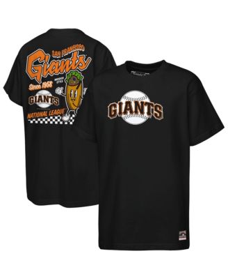 Big Boys and Girls Black San Francisco Giants Cooperstown Concession T-Shirt