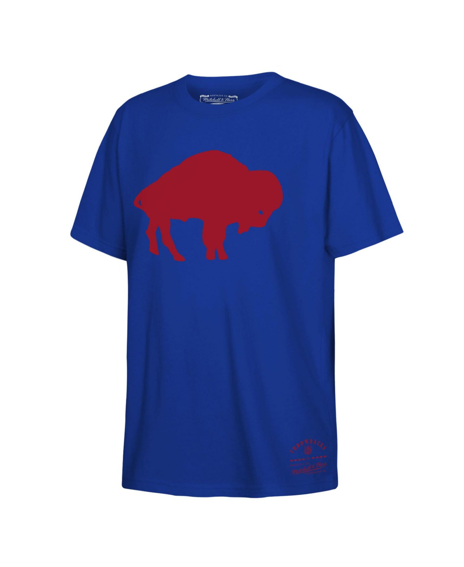 Big Boys and Girls Royal Buffalo Bills Retro Logo T-Shirt