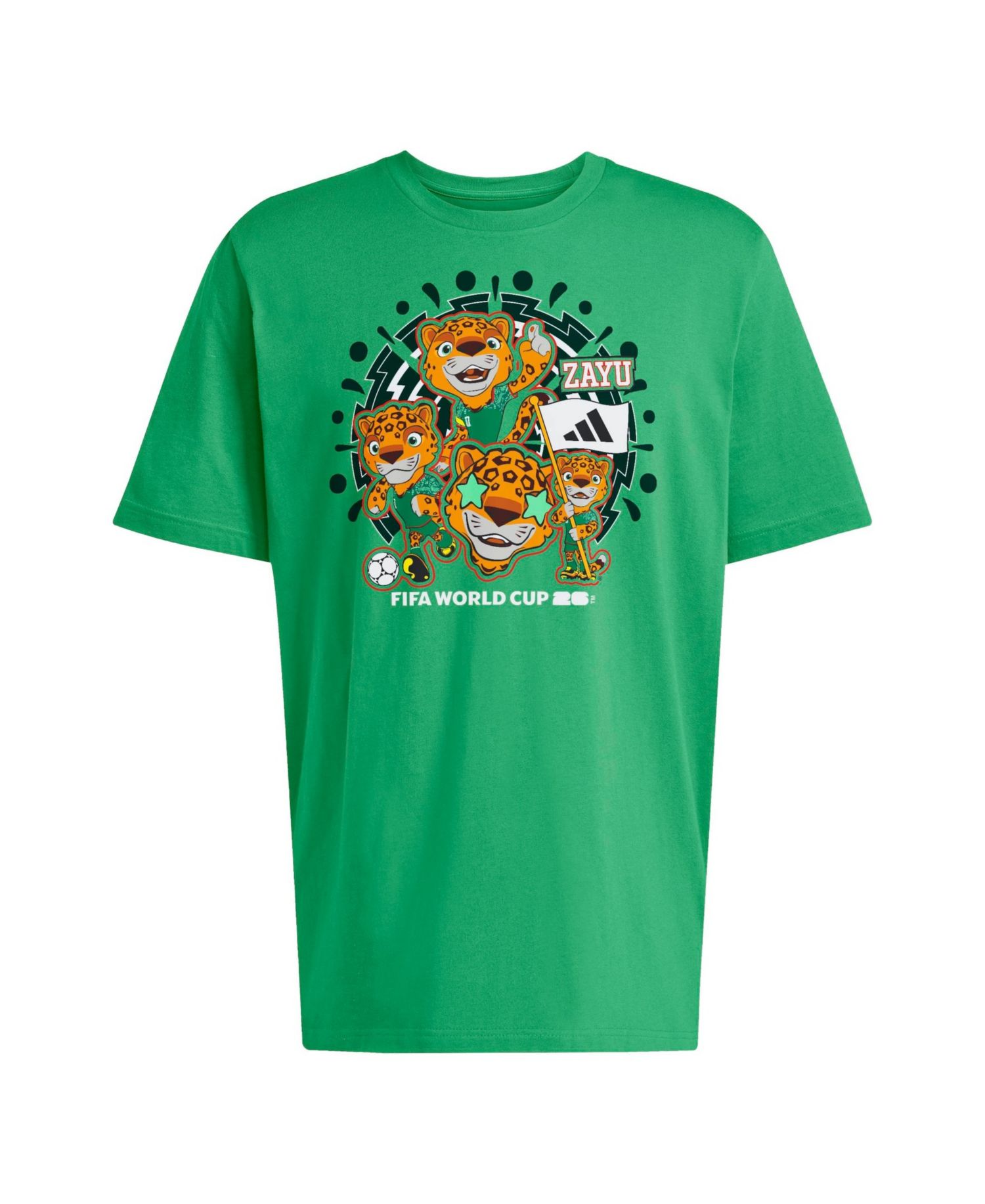 Men's Green Canada FIFA World Cup 2026 Host Country Mascot T-Shirt