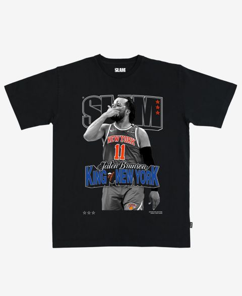 Футболка Slam Jalen Brunson Black New York Knicks Cover