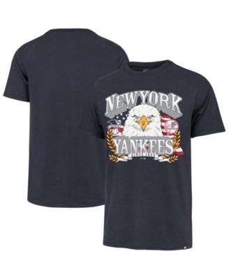 Men's Navy New York Yankees Americana Eagle T-Shirt