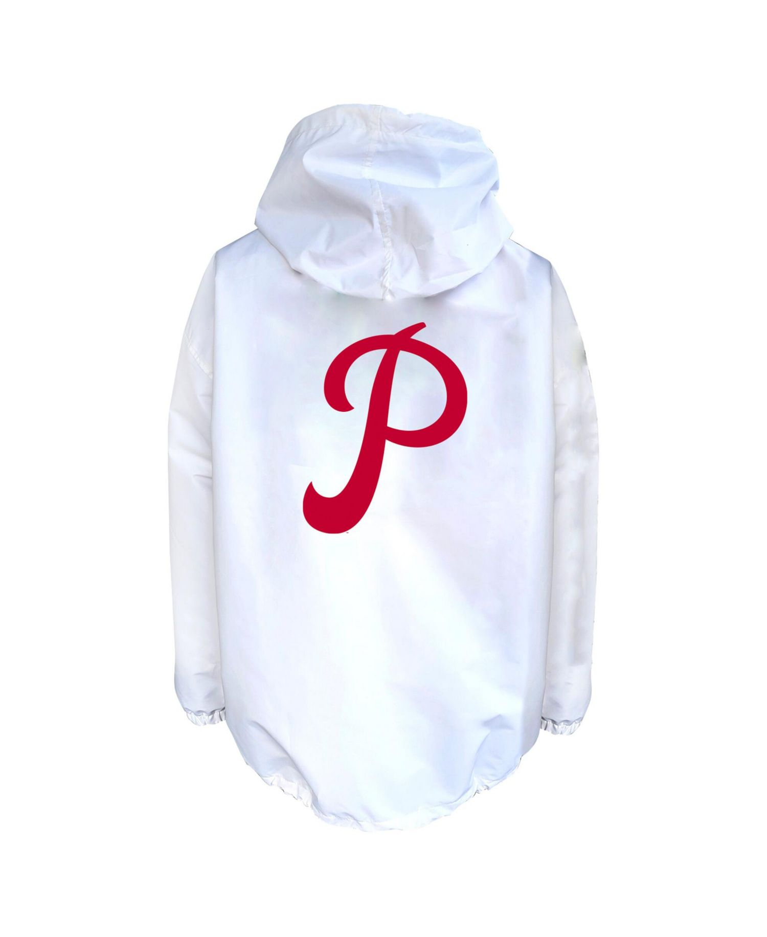 Men's White Philadelphia Phillies Big & Tall Full-Snap Hooded Jacket