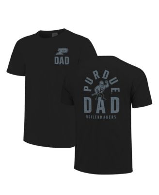 Men's Black Purdue Boilermakers Father's Day Mascot Overlay T-Shirt