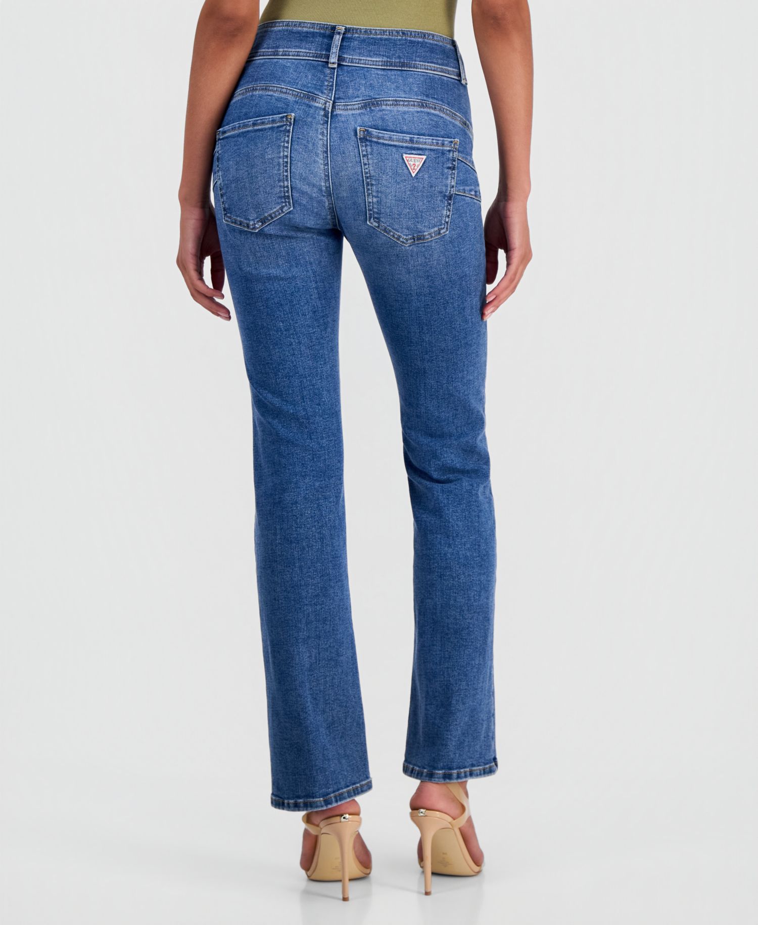 Women's Shape Up Mid-Rise Bootcut Slim-Fit Jeans