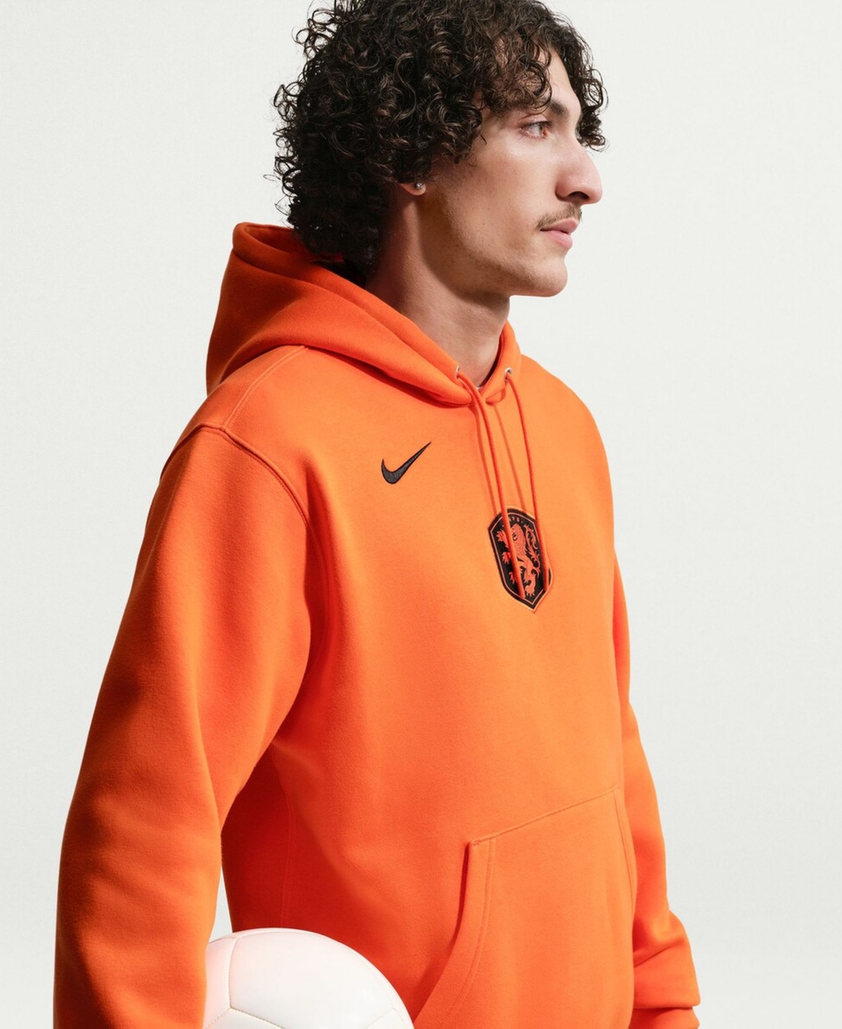 Nike Men's Orange Netherlands National Team Club Hoodie