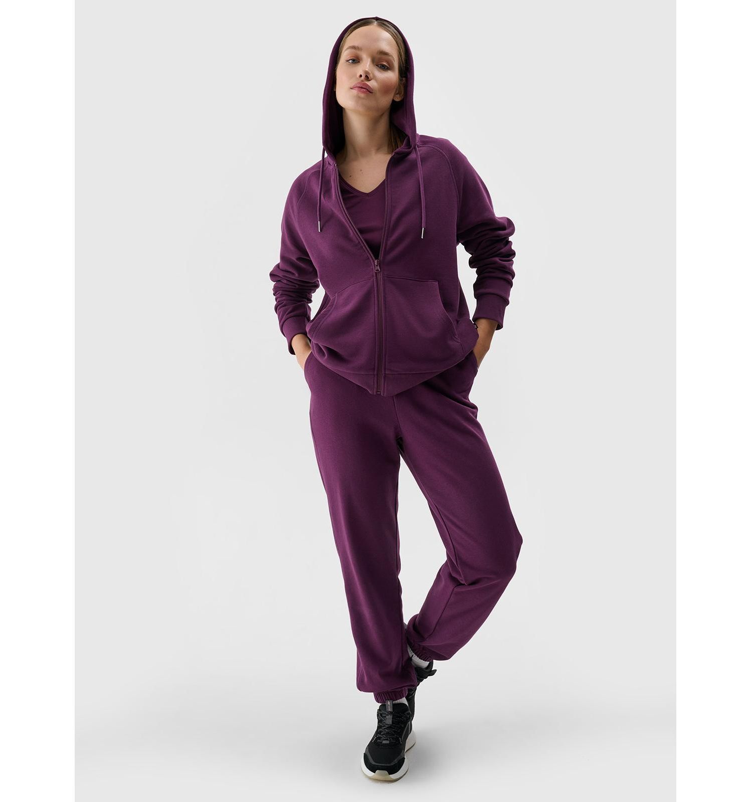 Women's Zip-Up Hooded Sweatshirt