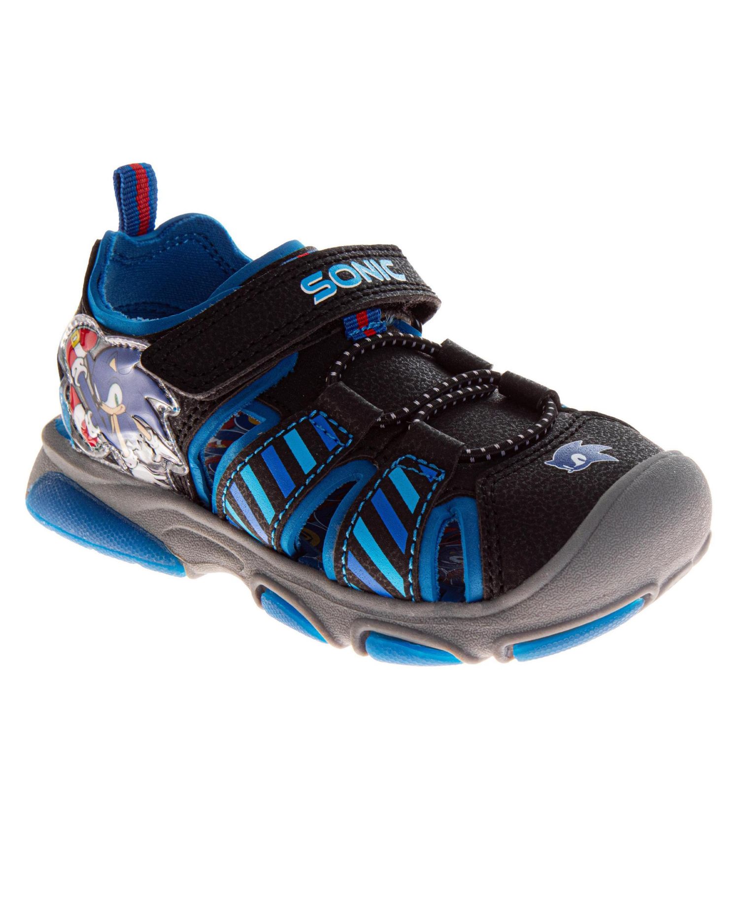 Little Boys Nickelodeon Sega Hook and Loop Sport Sandals with Tails