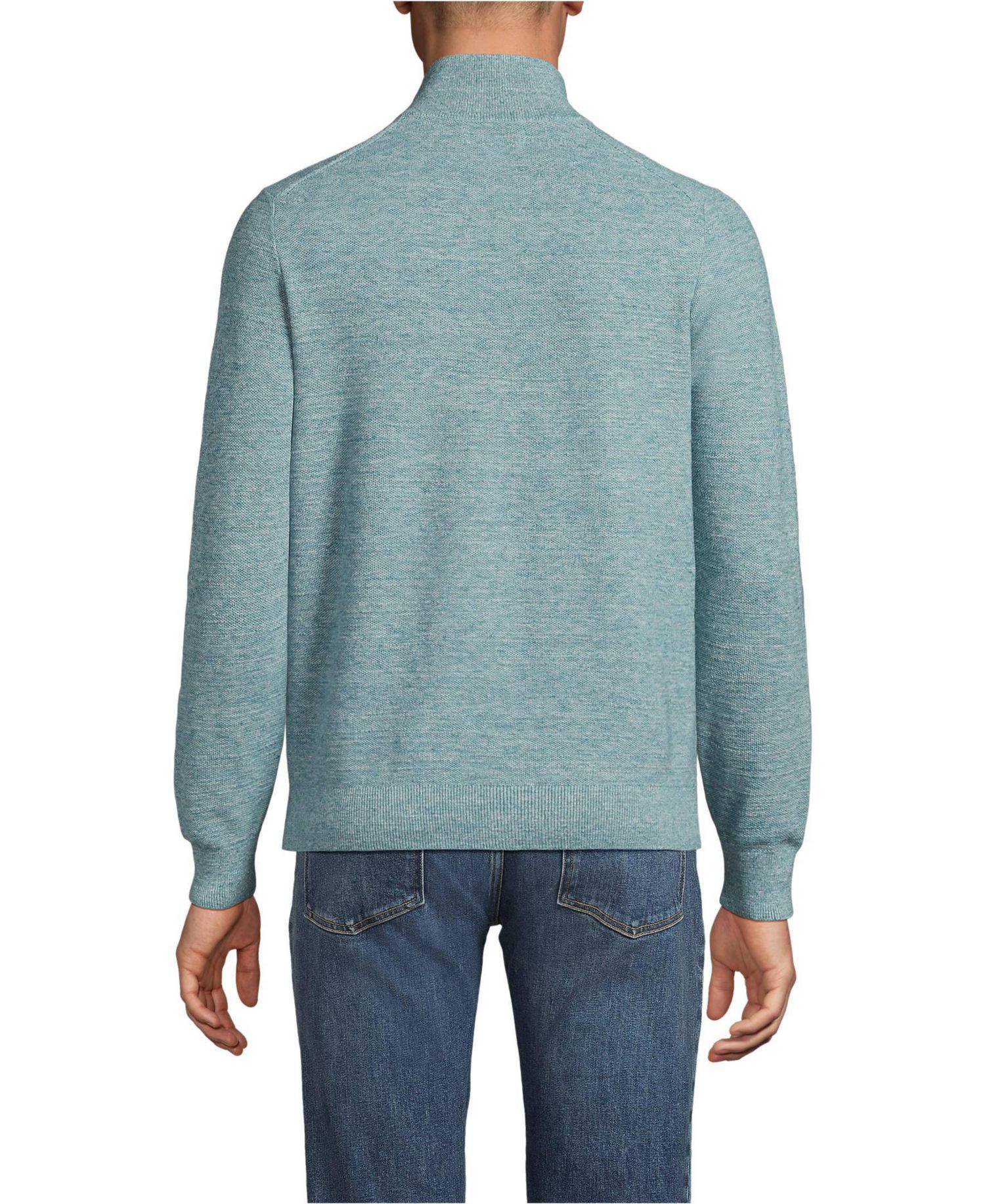 Men's Long Sleeve Summer Weight Quarter Zip