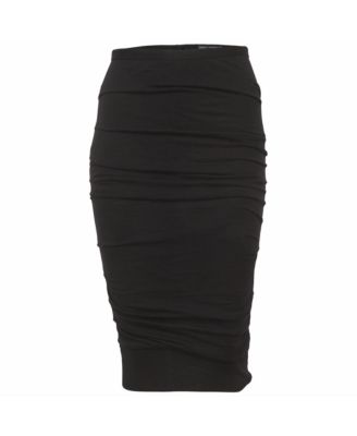Women's Jersey Ruched Pencil Skirt