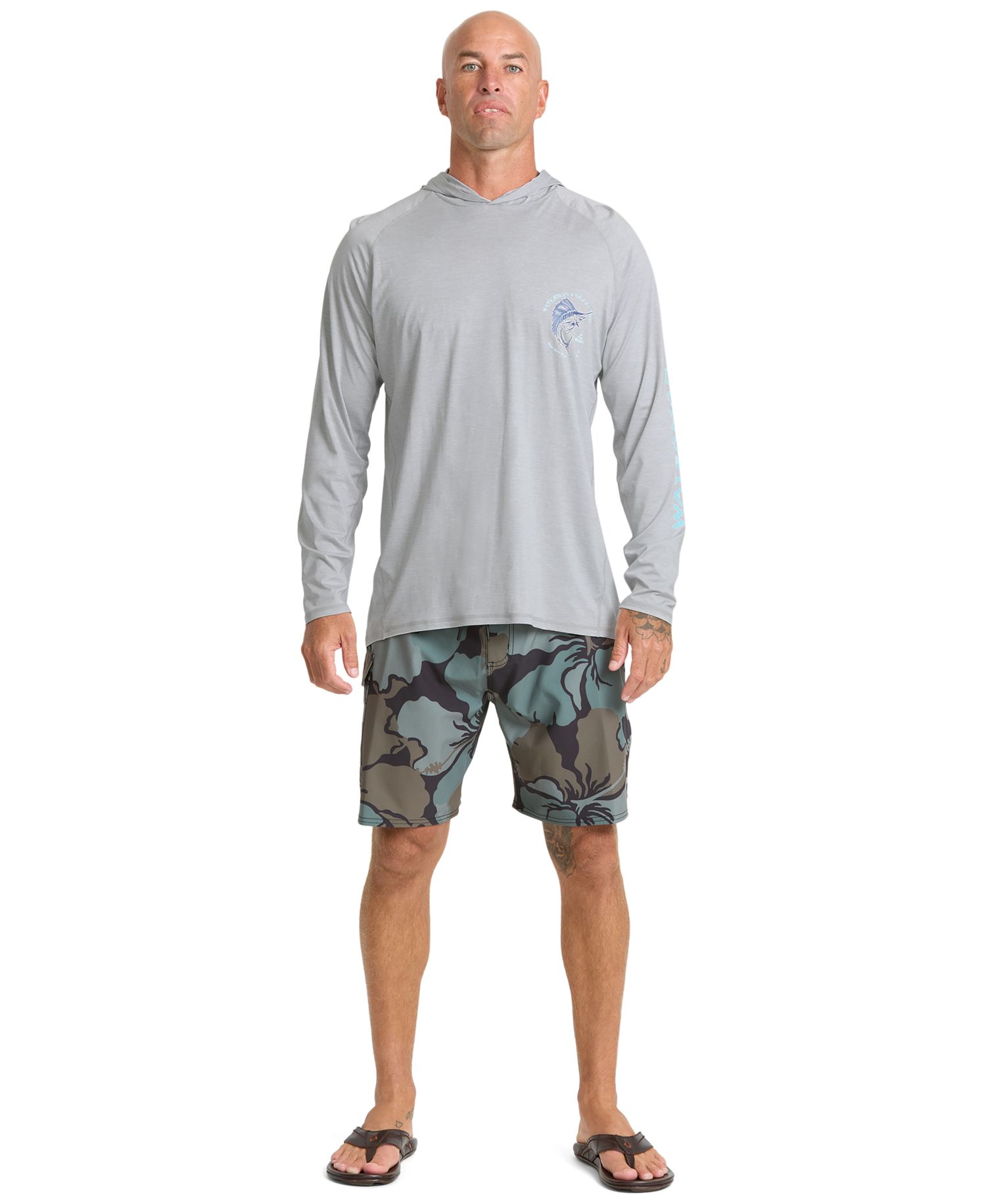 Men's Marley Classic-Fit Hooded Rash Guard