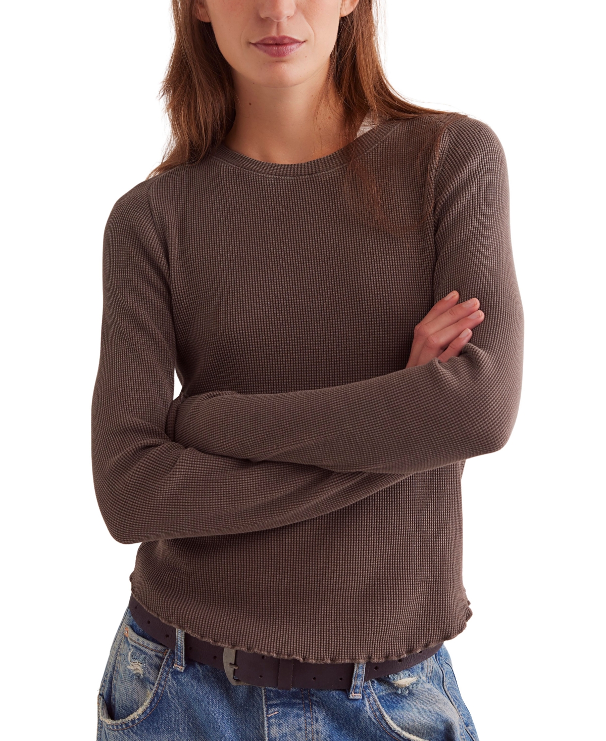 Free People Women's Easy Does It Thermal Top