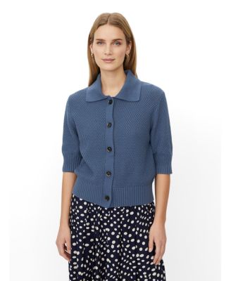 Women's MaLiva Cropped Short Sleeve Cardigan