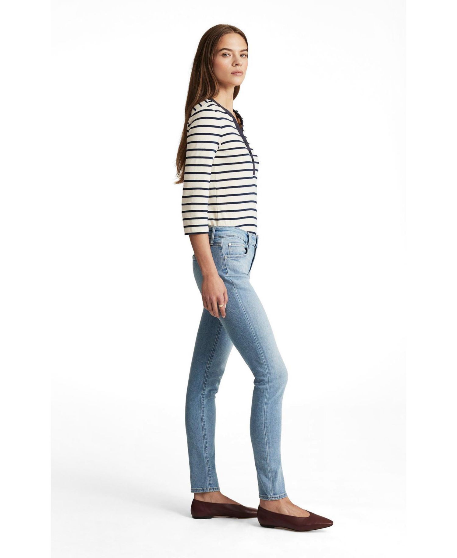 Women's Alexa Mid Rise Skinny Jeans