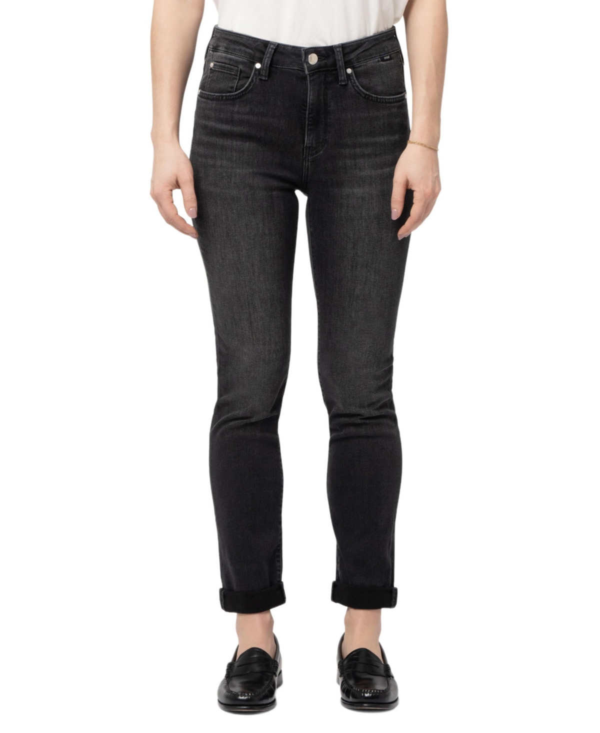 Mavi Jeans Women's Kathleen Mid Rise Slim Boyfriend