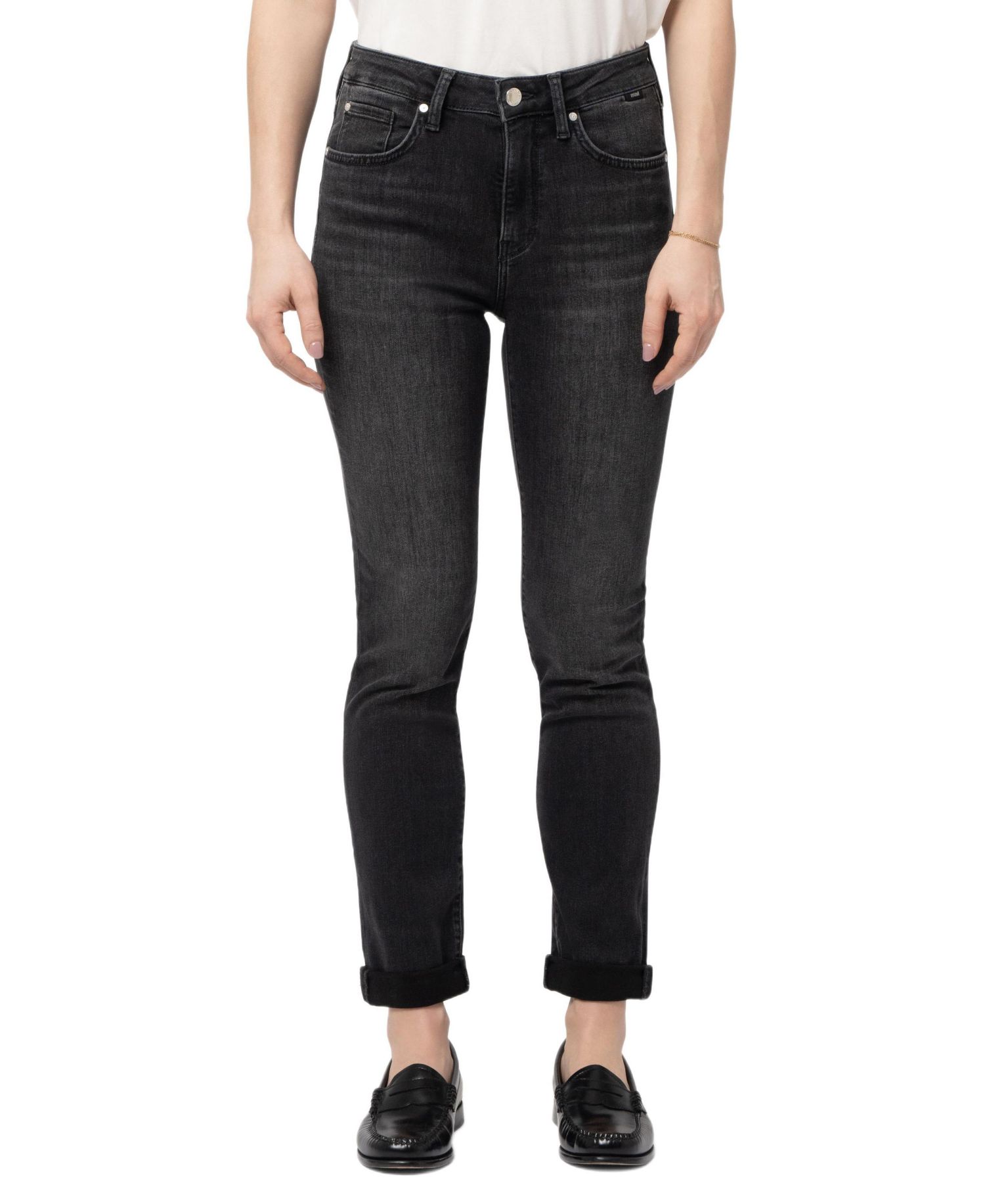 Women's Kathleen Mid Rise Slim Boyfriend Jeans