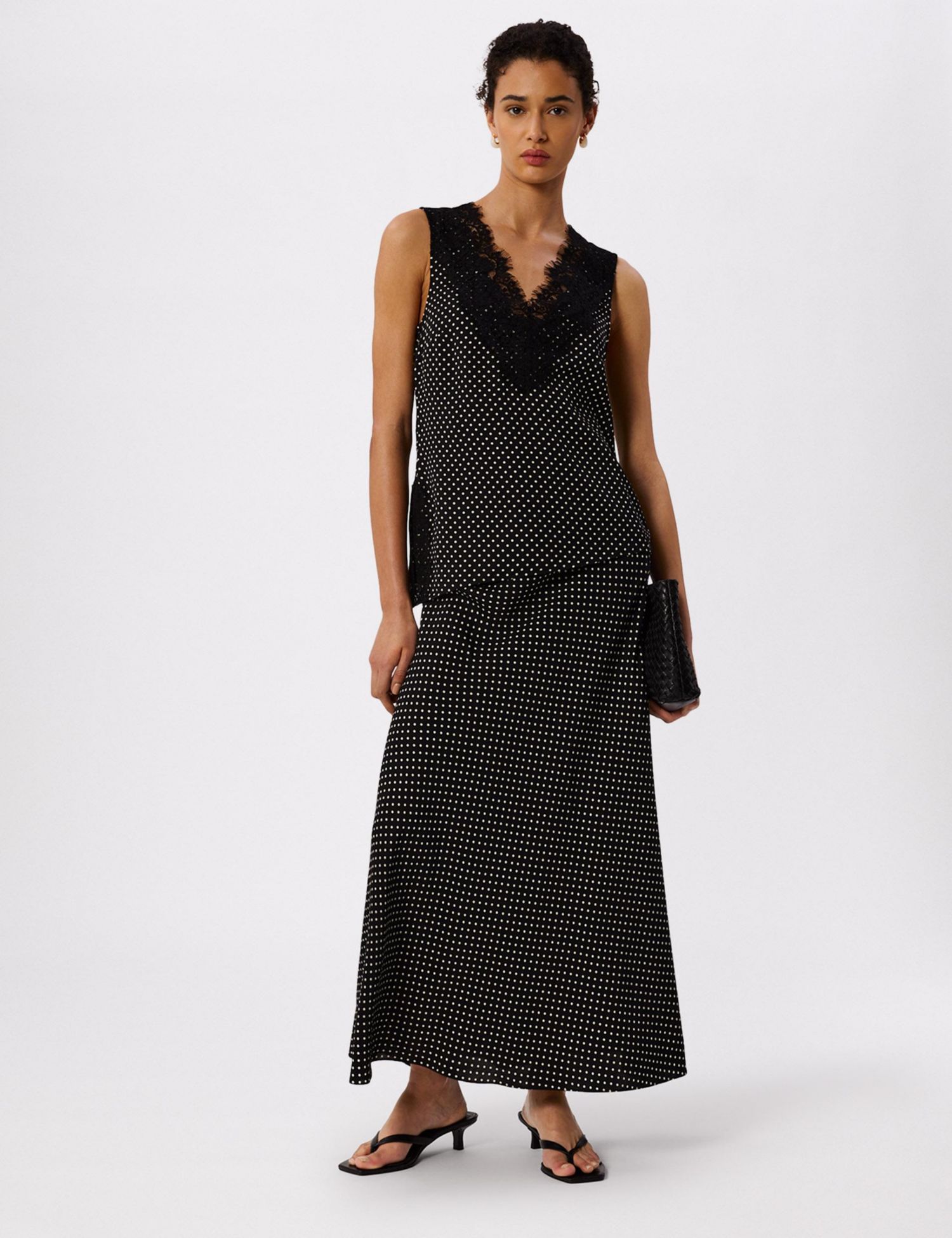 Women's Mini Spot Maxi Skirt