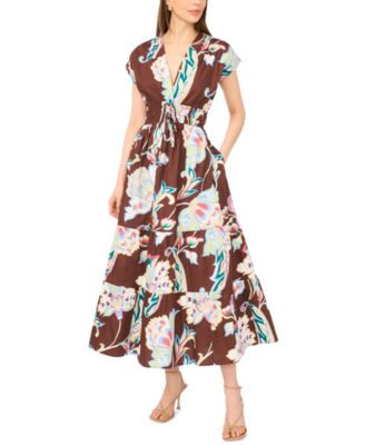 Women's V-Neck Maxi Dress