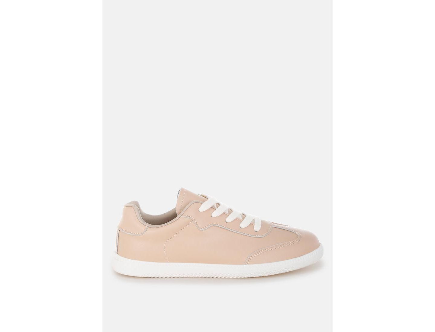 Женские кроссовки Rag & Co Bostonia Real Leather Casual, цвет: Бежевый кожаный — фото 8